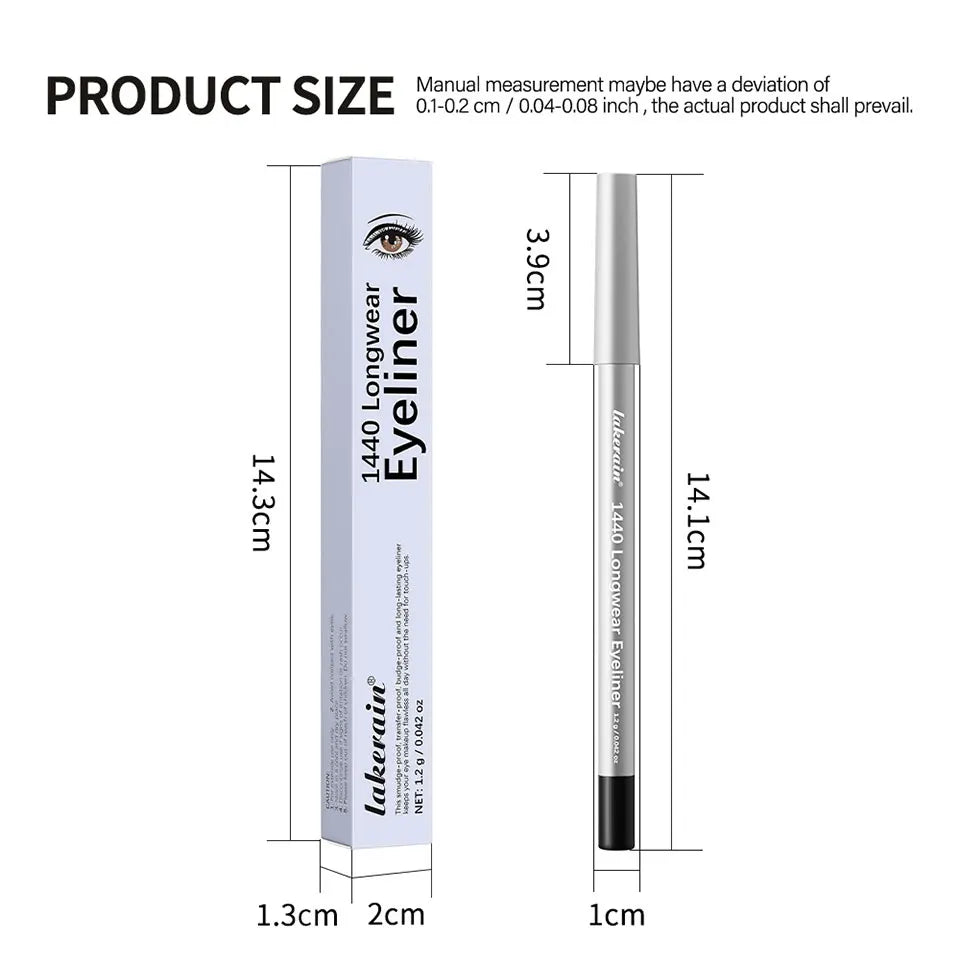 Waterproof Long-Lasting Smudge-Proof Eyeliner Pencil