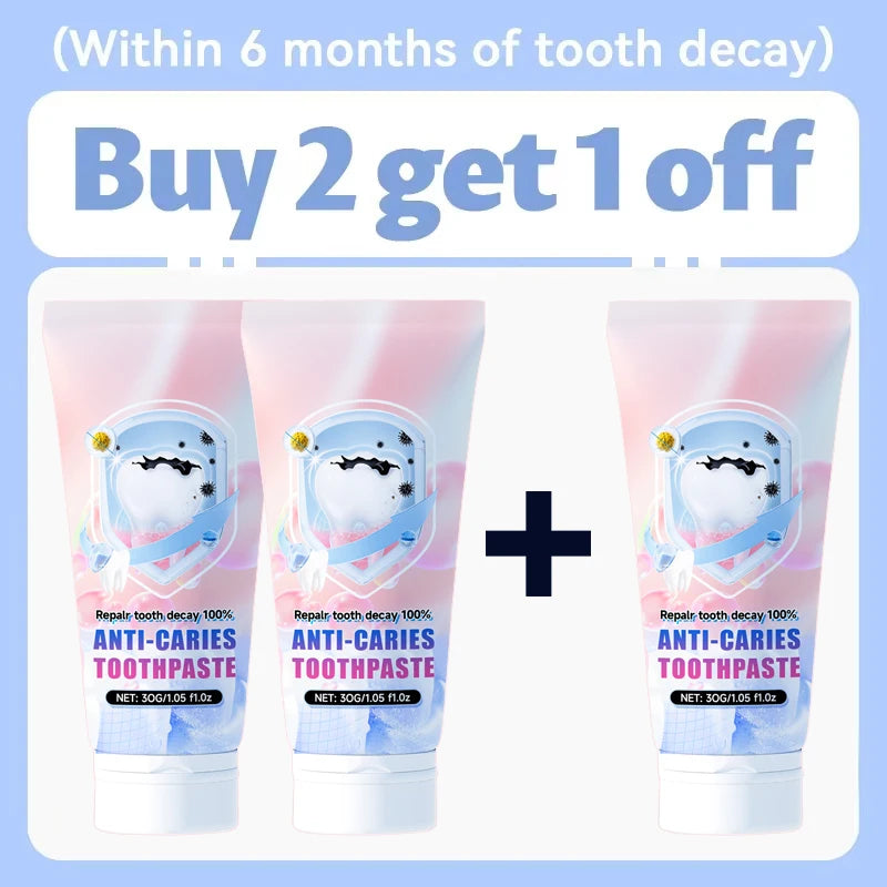 Anti-Caries Repair Toothpaste for Cavity Prevention