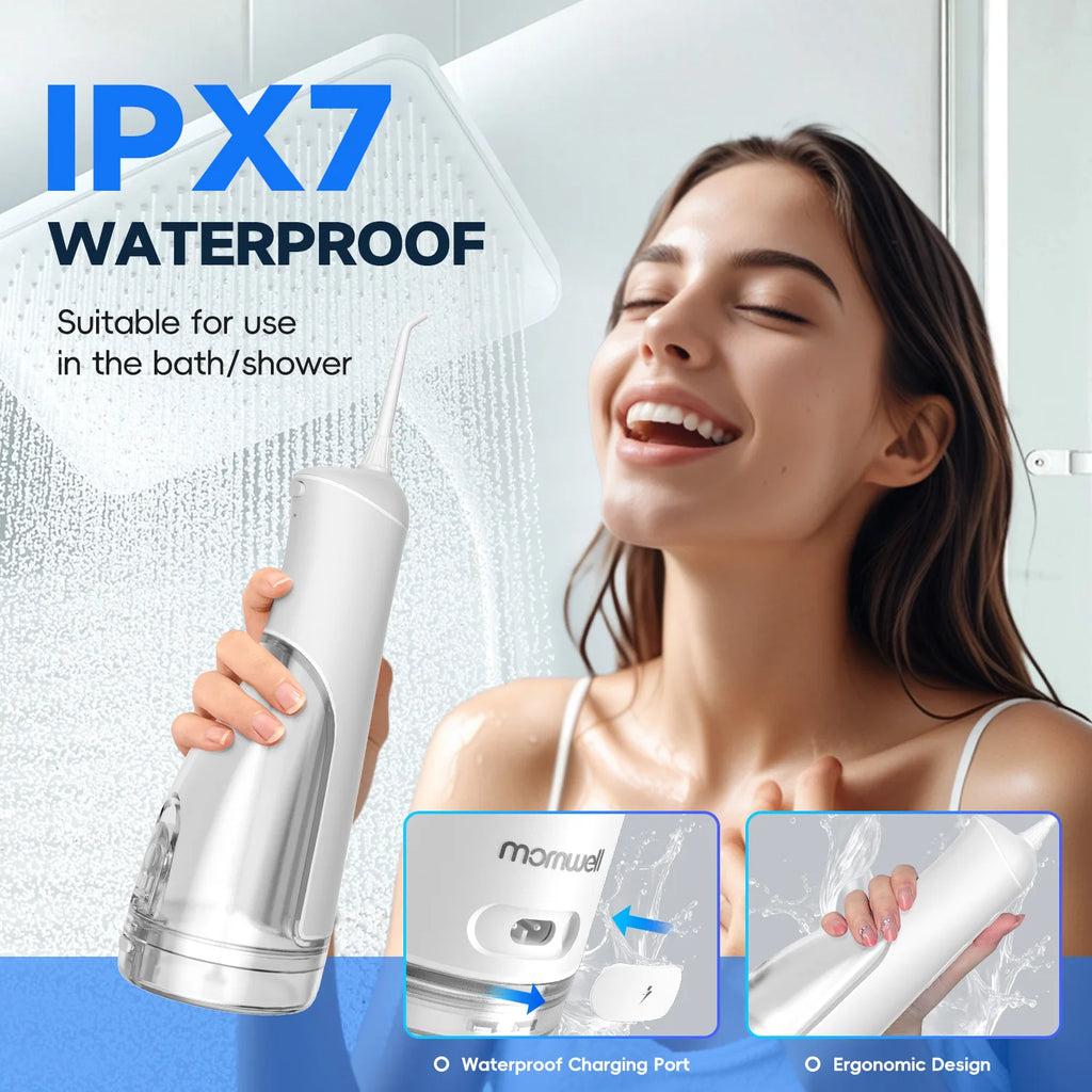 Portable Rechargeable Water Flosser for Teeth Cleaning