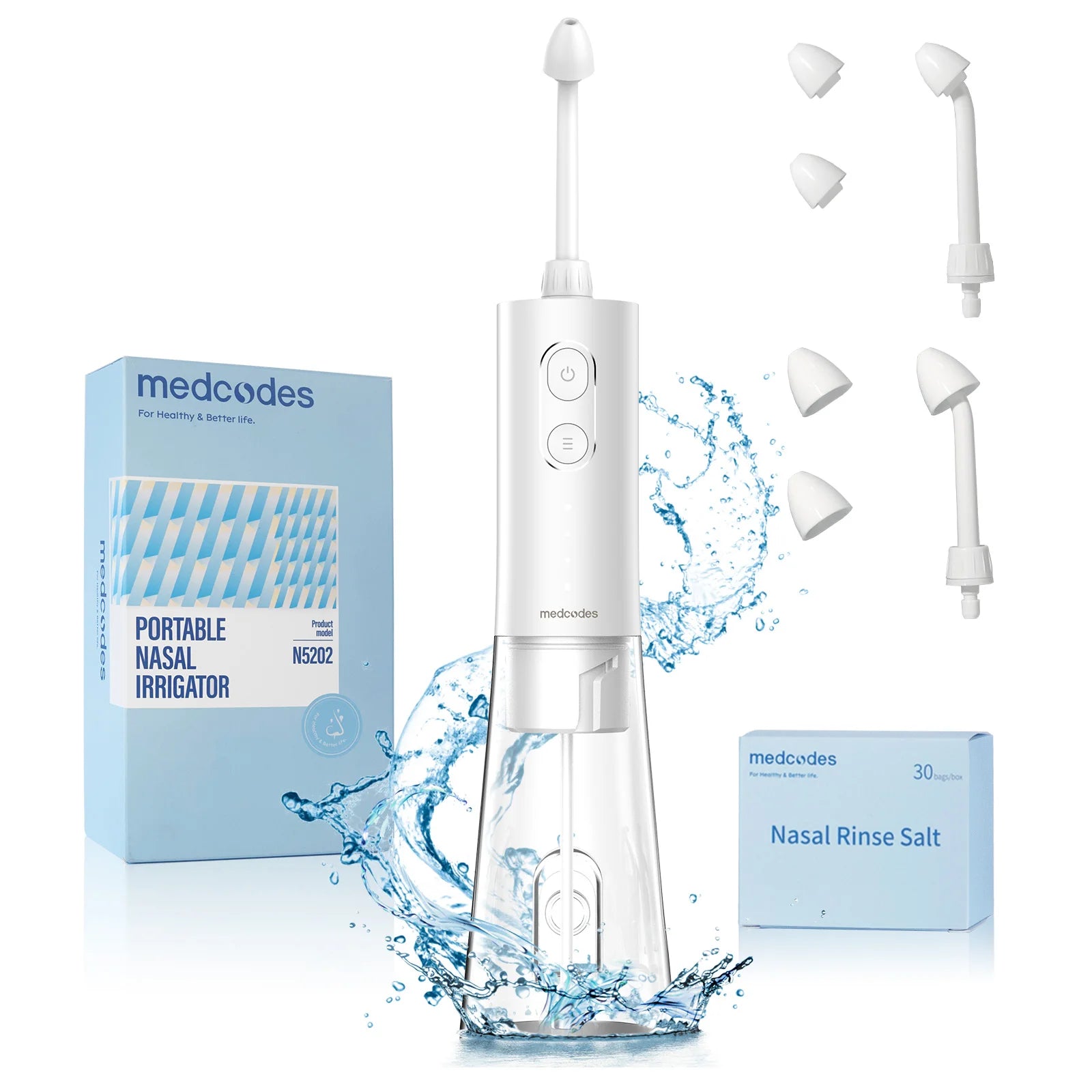 Electric Portable Nasal Irrigator for Sinus Relief - 1