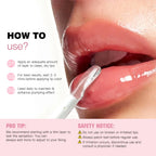 Instant Hydrating Lip Plumper Gloss for Fuller Looking Lips