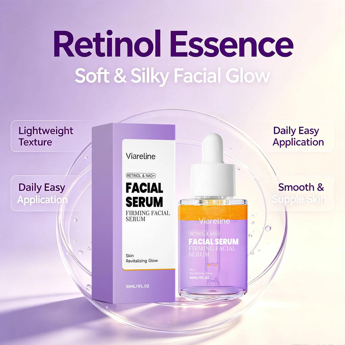 Anti-Aging Retinol and NAD+ Firming Facial Serum