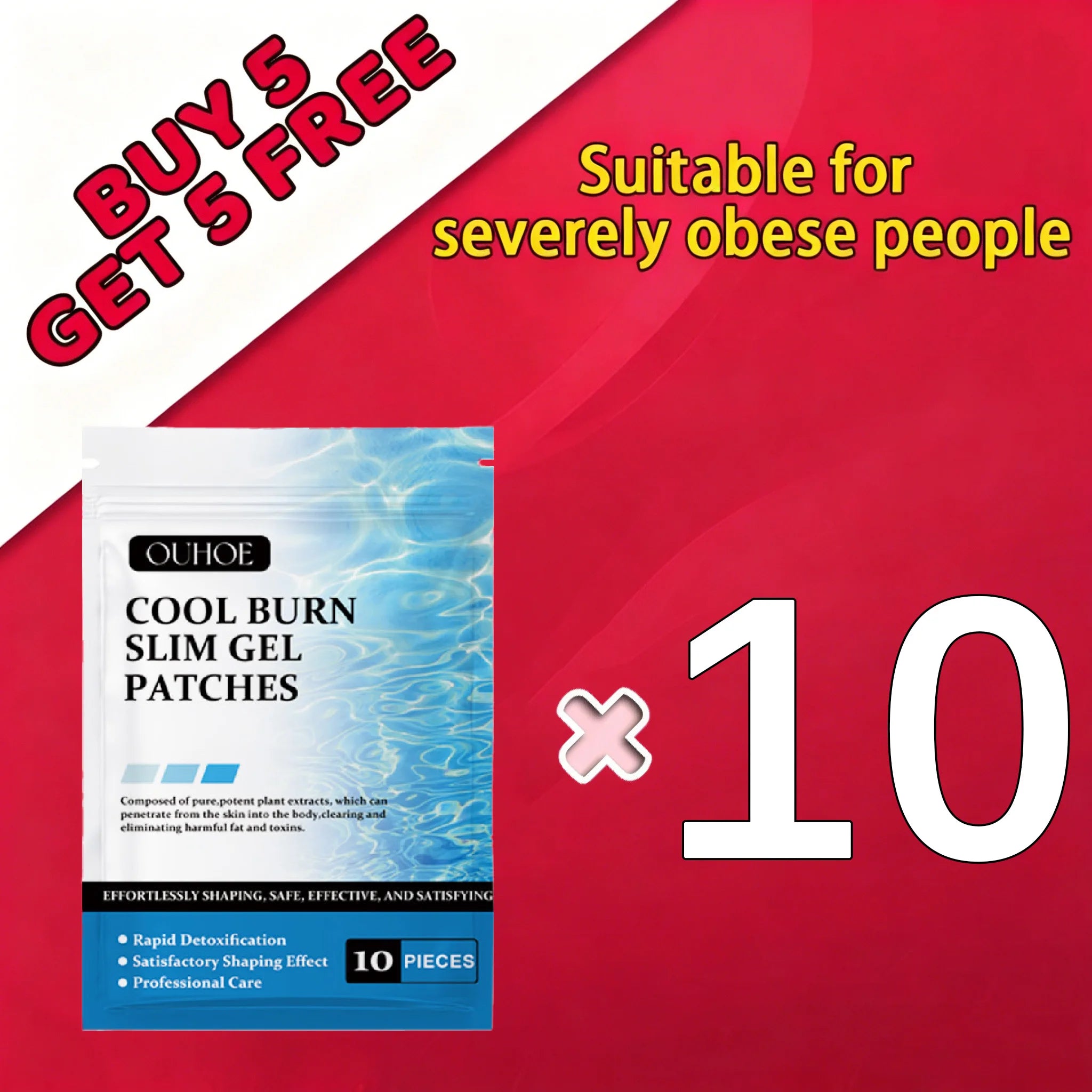 10-Hour Cooling Relief Pads for Body and Outdoor Use