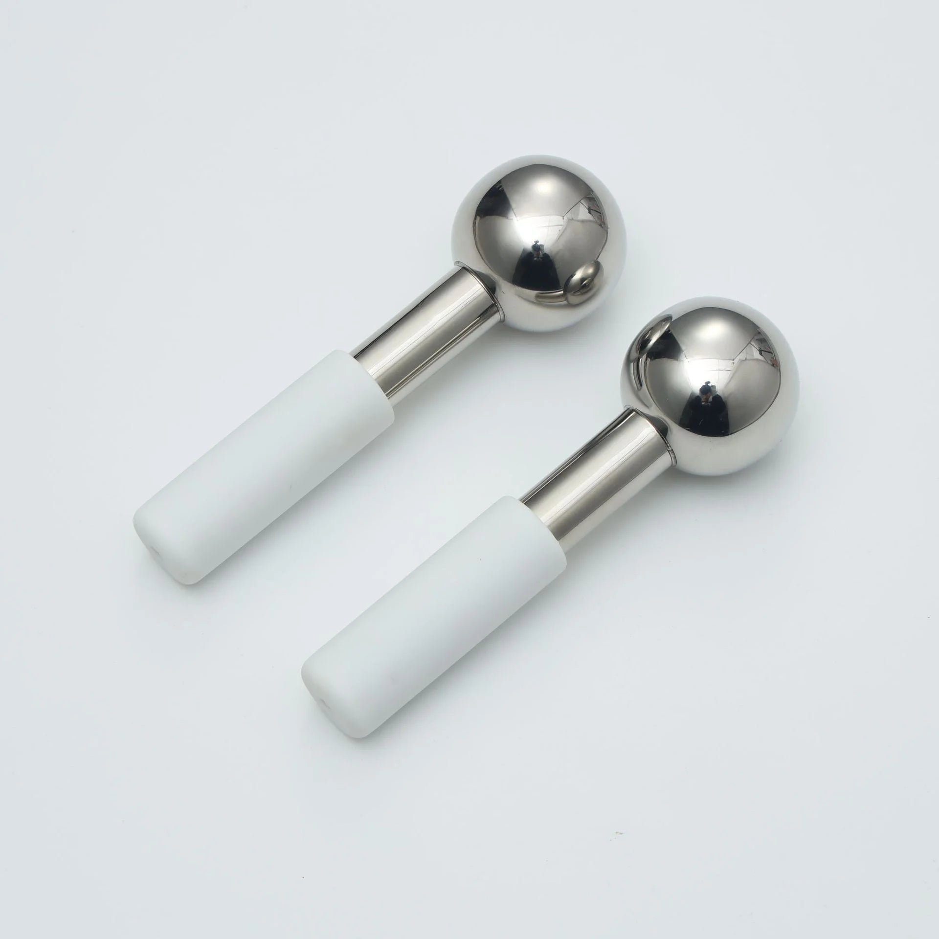 Stainless Steel Cooling Facial Globes for Puffiness and Wrinkles - 16