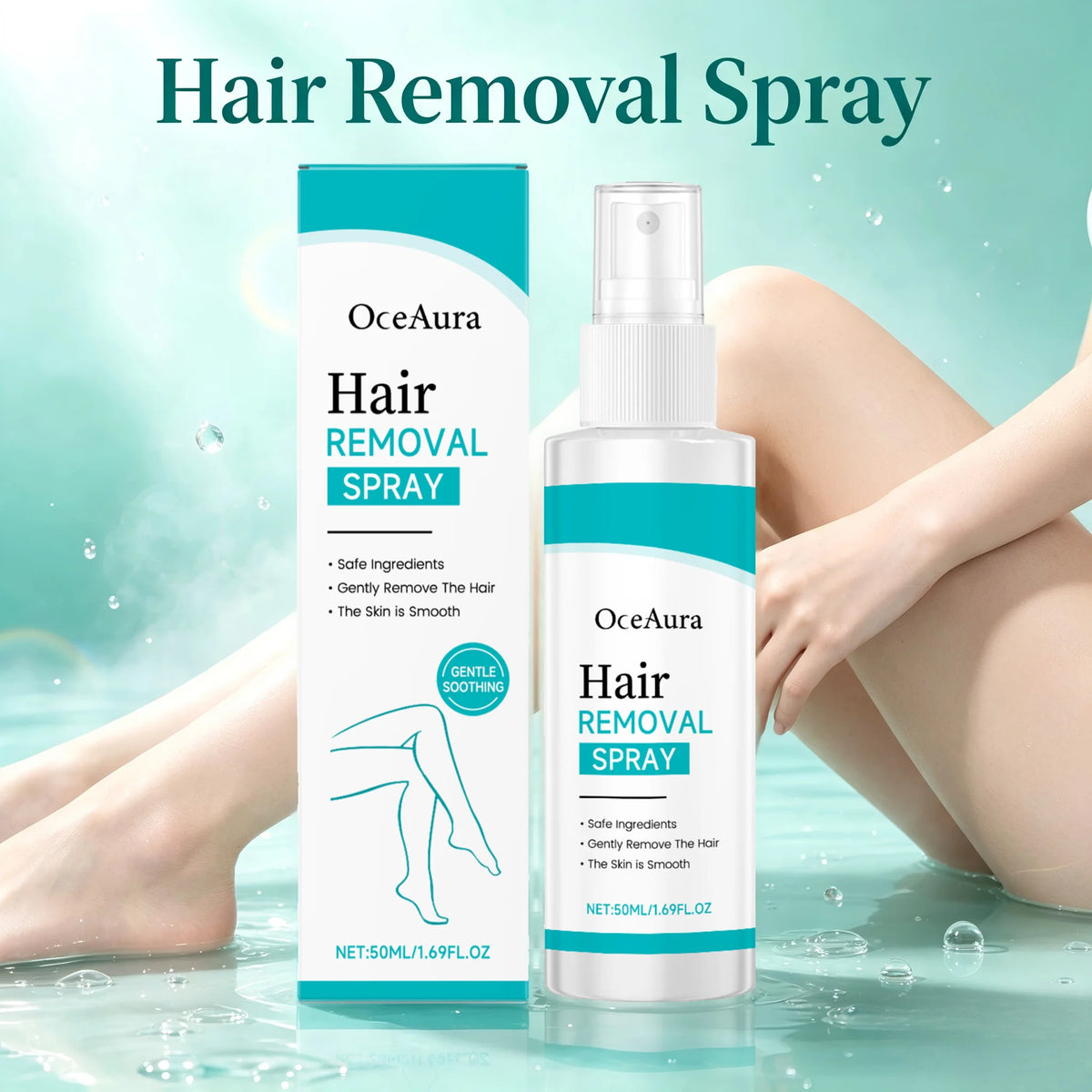 Painless Body Hair Removal Spray for Smooth Skin