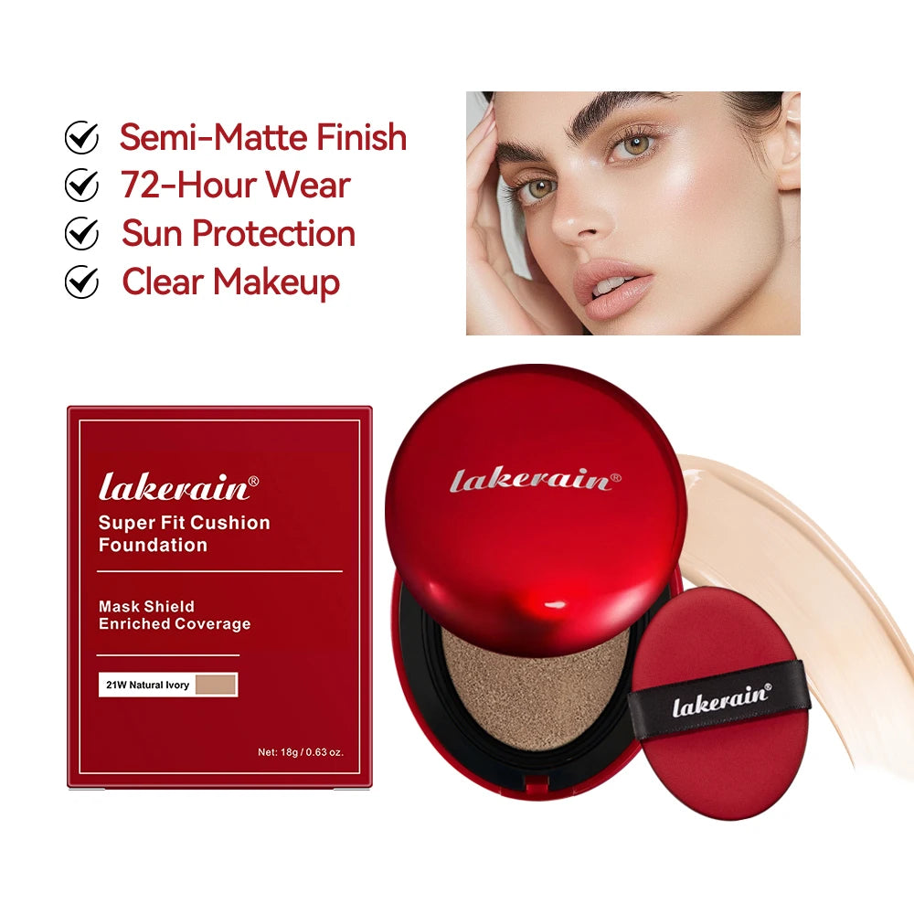 Long-Lasting Air Cushion Foundation with Sun Protection