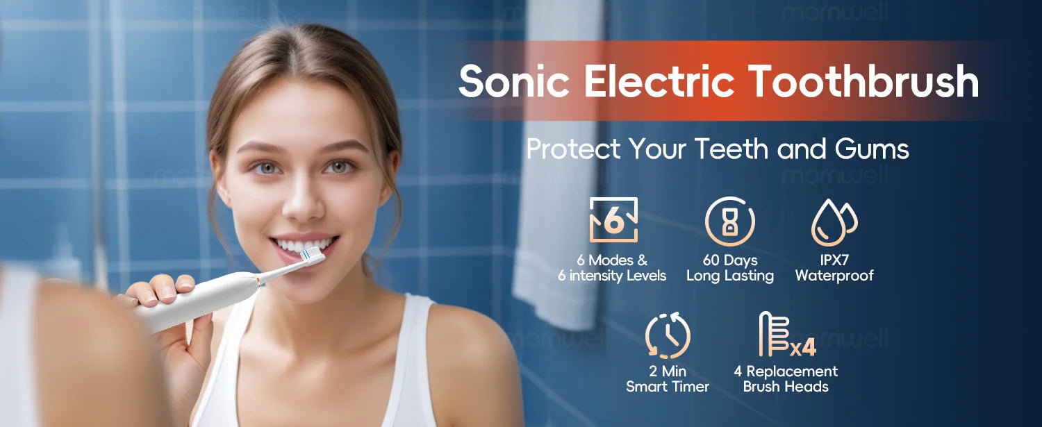 Portable Water Flosser and Electric Toothbrush 2-in-1 Oral Care Kit - 14