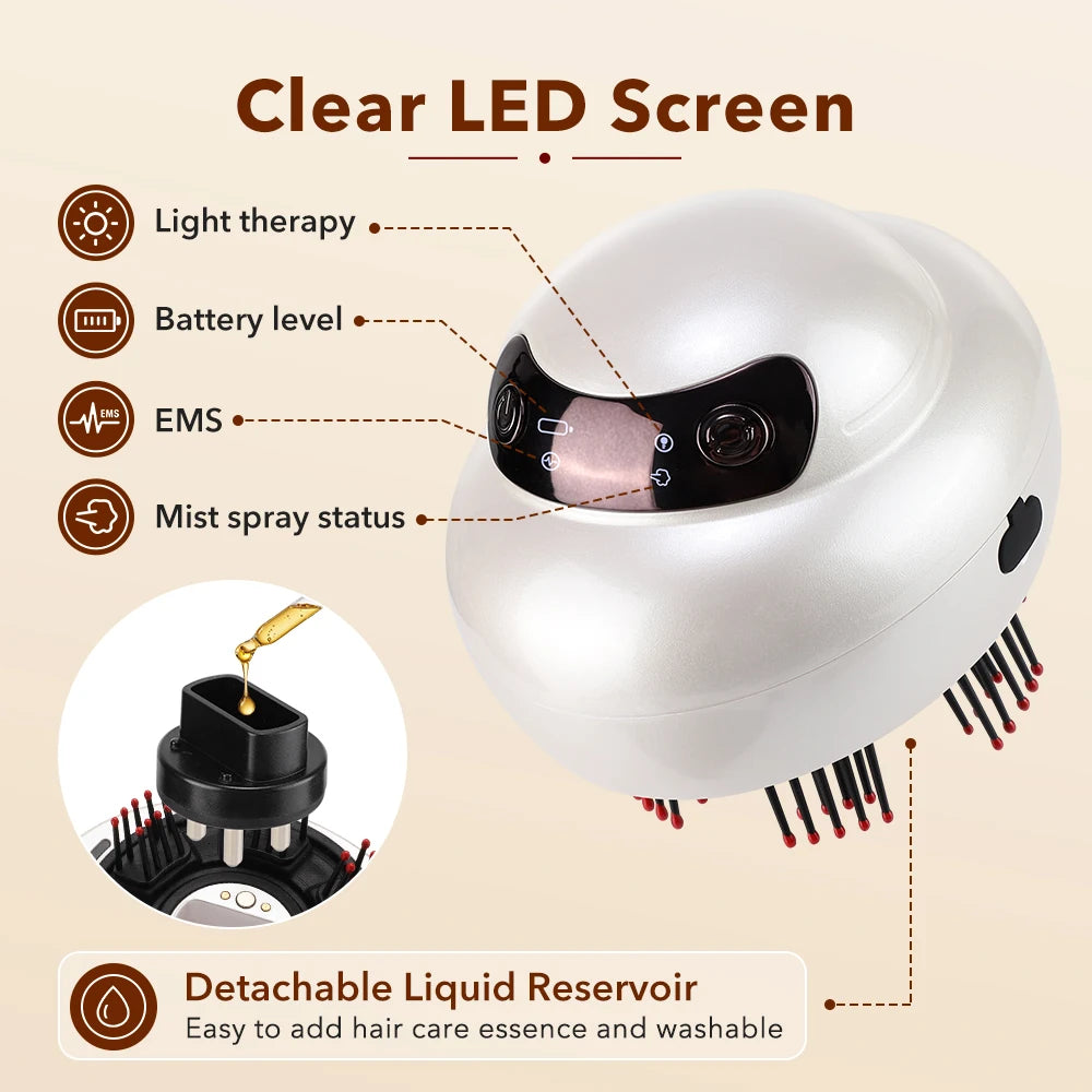 Electric Scalp Massager and Essential Oil Applicator Comb - 13