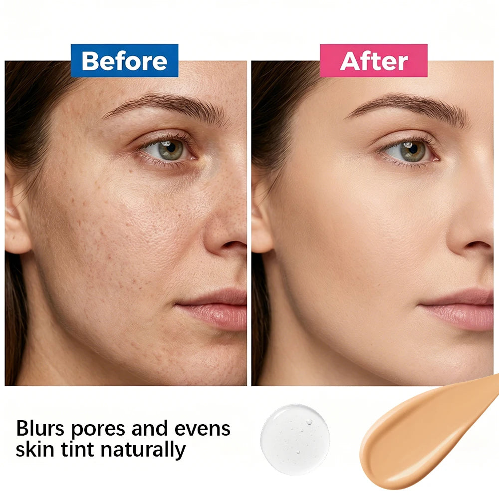 Liquid Foundation and Primer Makeup Set