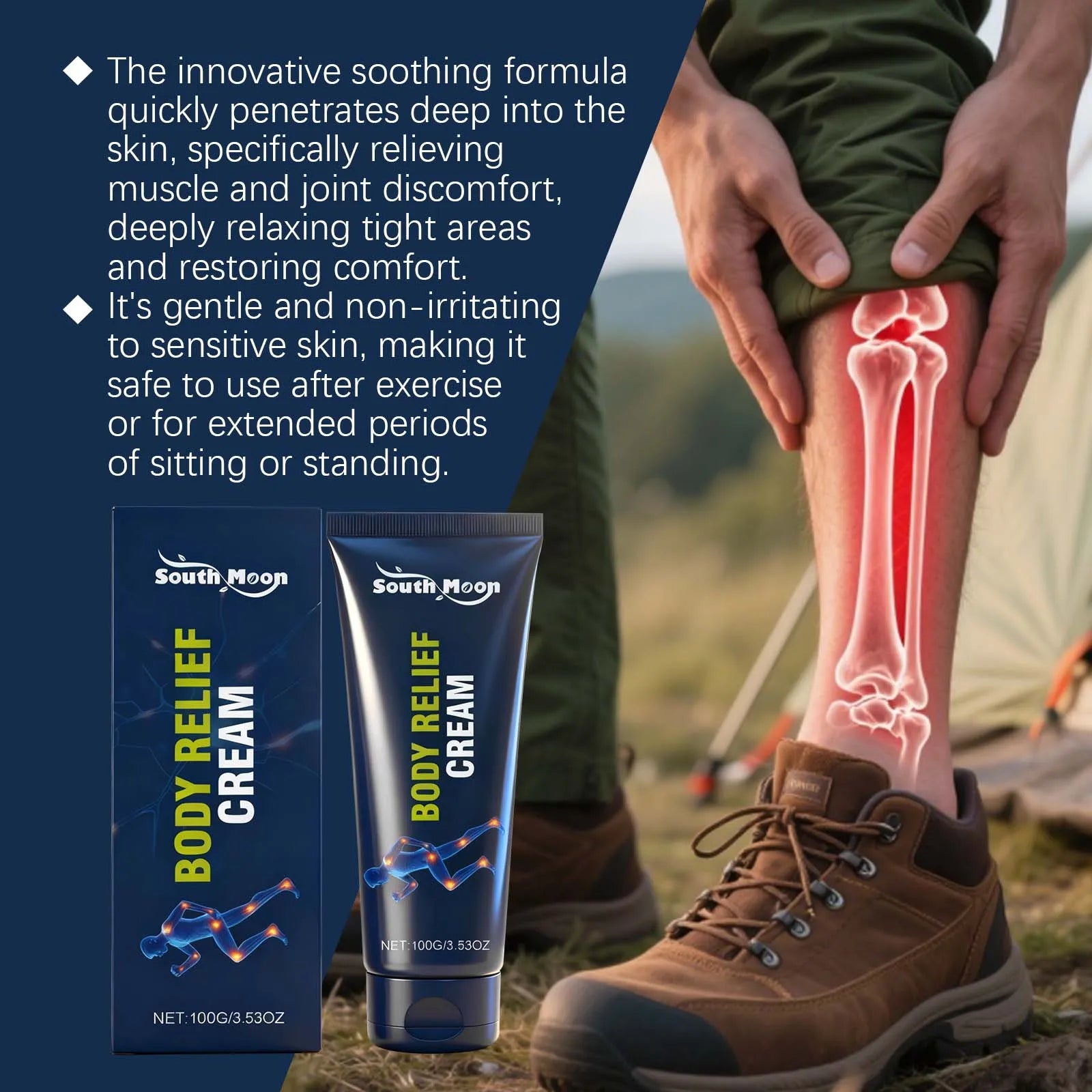 Soothing Joint and Muscle Relief Massage Cream - 6
