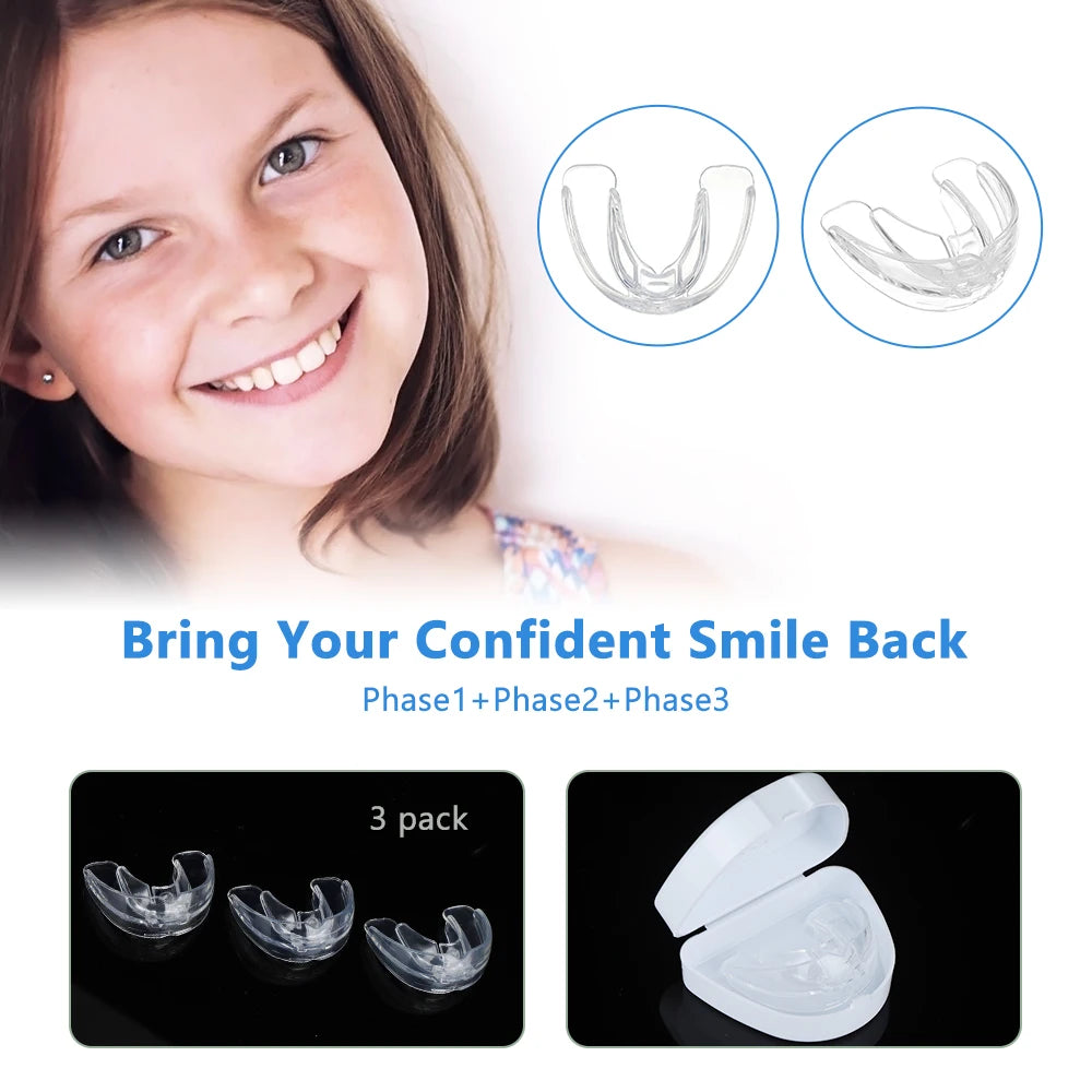3-Stage Kids Dental Orthodontic Alignment Trainer Set
