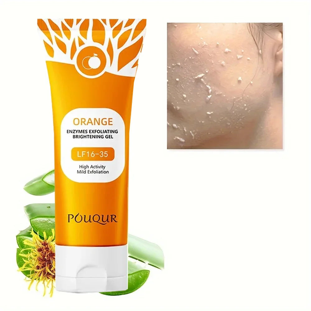 100g Orange Enzyme Exfoliating Gel for Face Brightening & Smoothing - 2