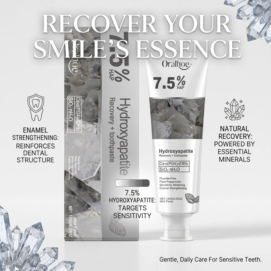7.5% Hydroxyapatite Enamel Repair & Whitening Toothpaste