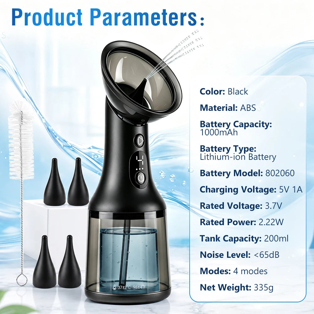 Electric Ear Wax Removal Irrigation Kit with Water Return System