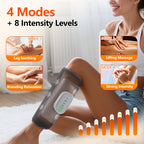 Cordless Heated Air Compression Leg Massager for Calf Relief