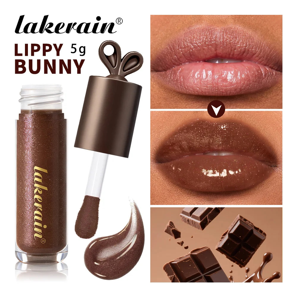 Honey and Chocolate Moisturizing Lip Gloss Set - 4