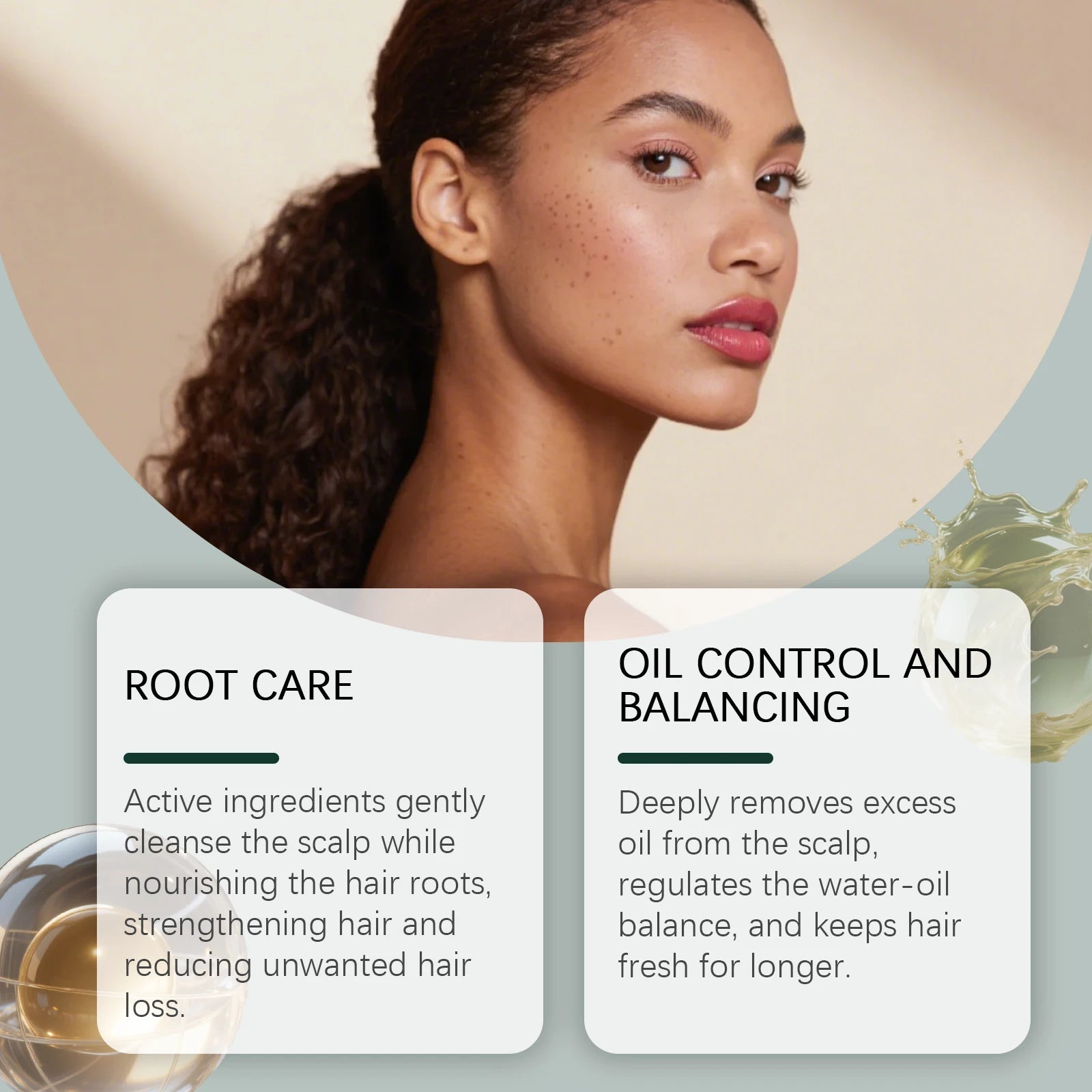 Herbal Triangle Hair Growth and Oil Control Shampoo Bar - 3