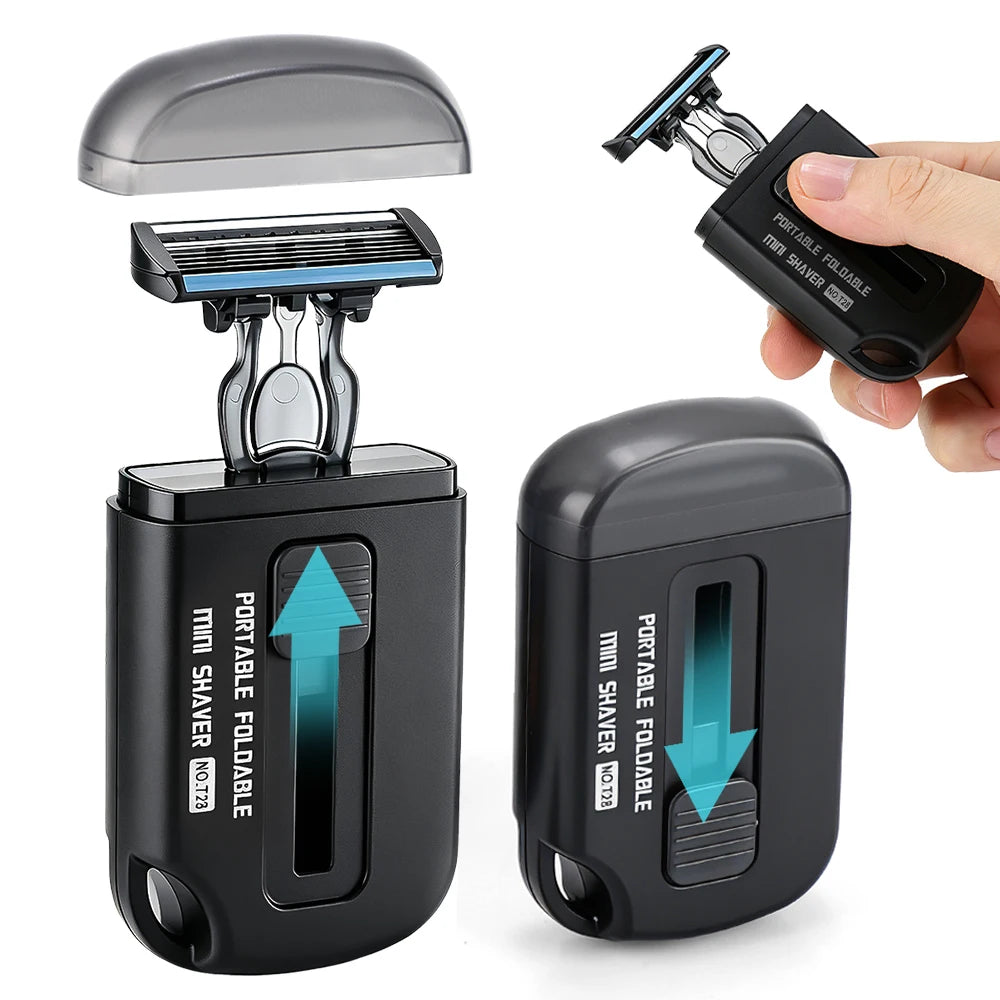 Retractable Portable Manual Razor for Travel