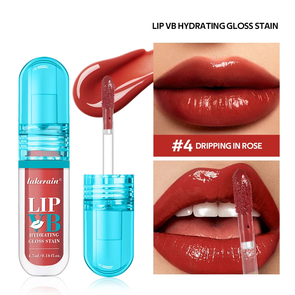 Hydrating Lip Stain and Gloss with Vitamin B12 and Coconut Water