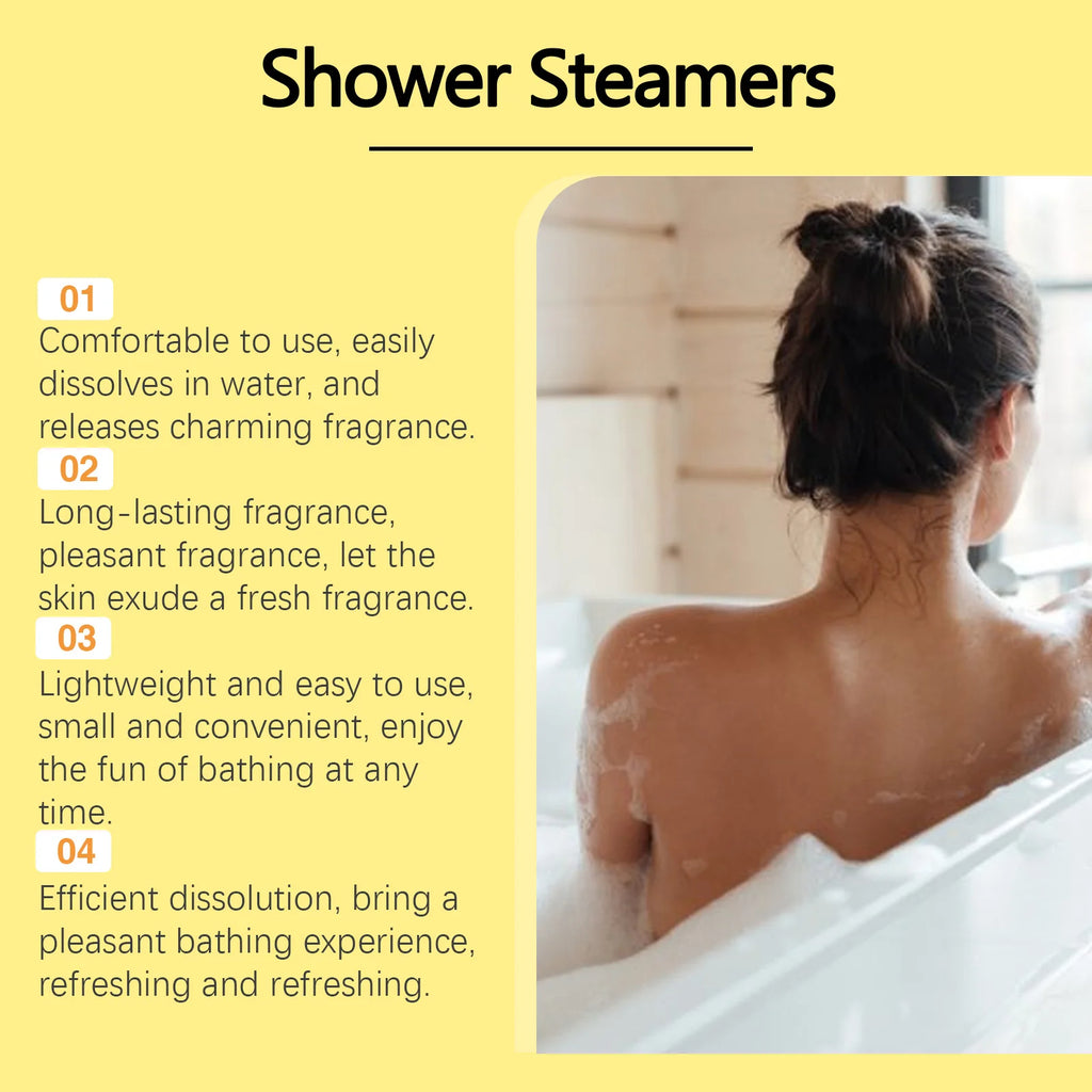 Aromatherapy Shower Steamers for Stress Relief and Relaxation