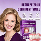 Comfortable Full Set Silicone Dentures for Instant Smile Enhancement
