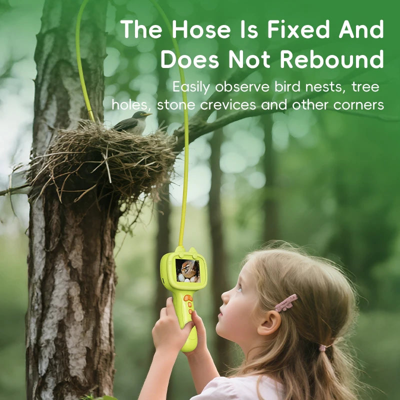 HD Digital Borescope Inspection Camera for Kids Nature Exploration