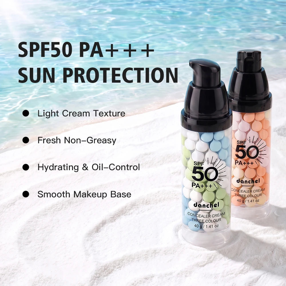 3-Color Correcting Concealer and SPF 50 Makeup Primer