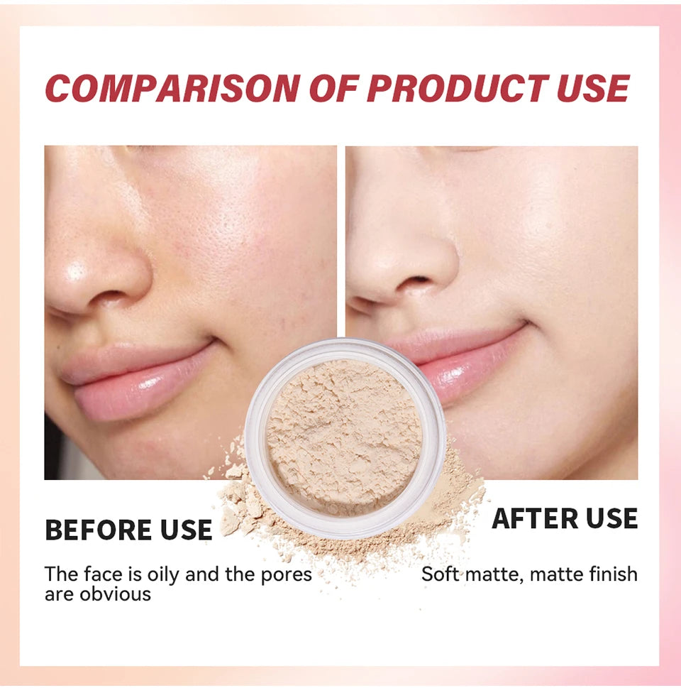 Long-Lasting Matte Setting Powder for All Skin Types