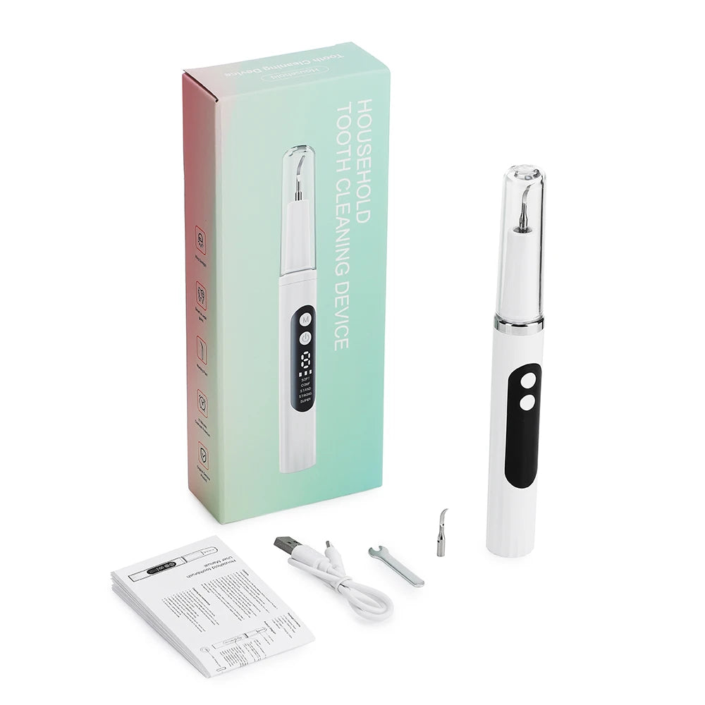 Ultrasonic Electric Teeth Tartar and Plaque Remover - 16