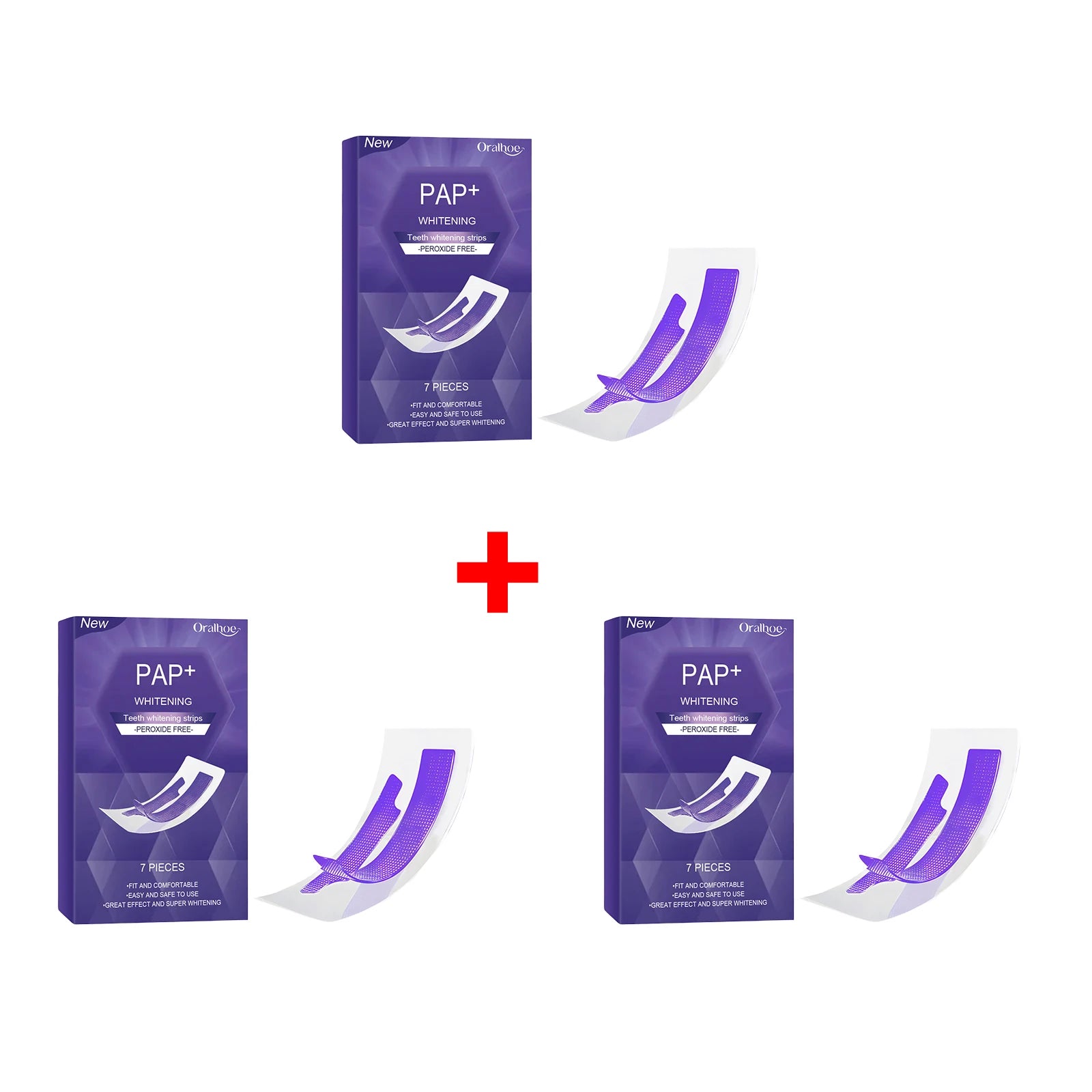 Peroxide-Free Teeth Whitening Strips for Sensitive Teeth - 16