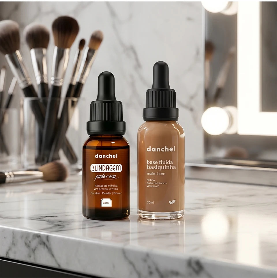 Liquid Foundation and Primer Makeup Set