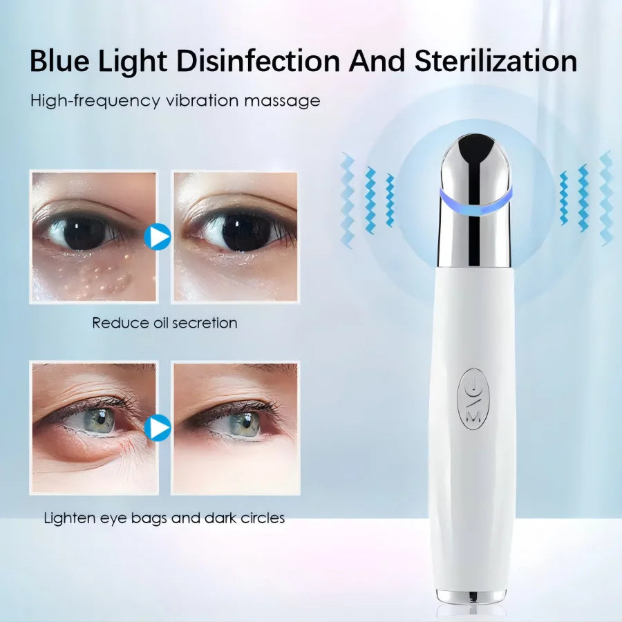 3-in-1 LED Photon Eye & Face Massager for Dark Circles and Puffiness - 5