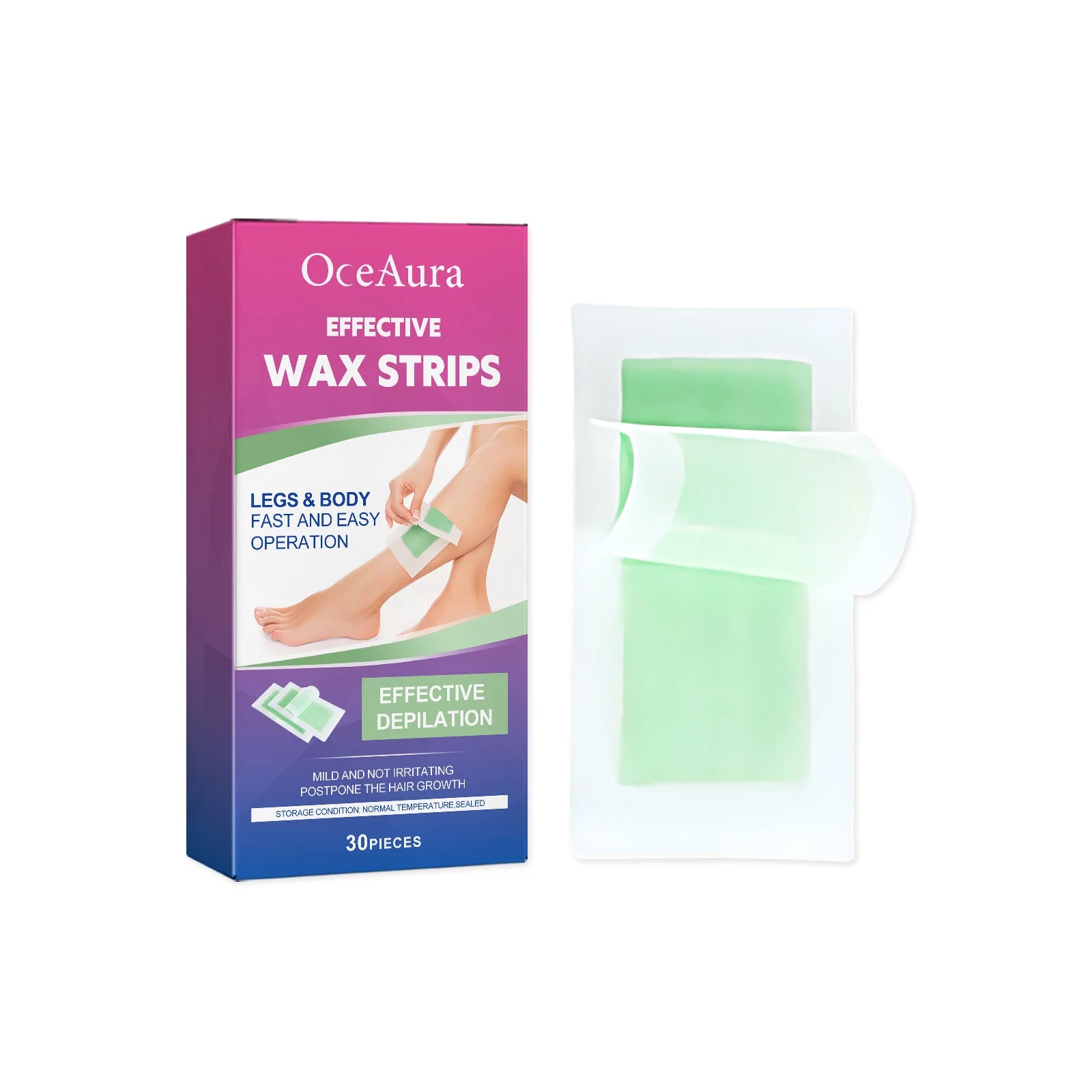 Full Body Hair Removal Wax Strips for Smooth Skin - 19