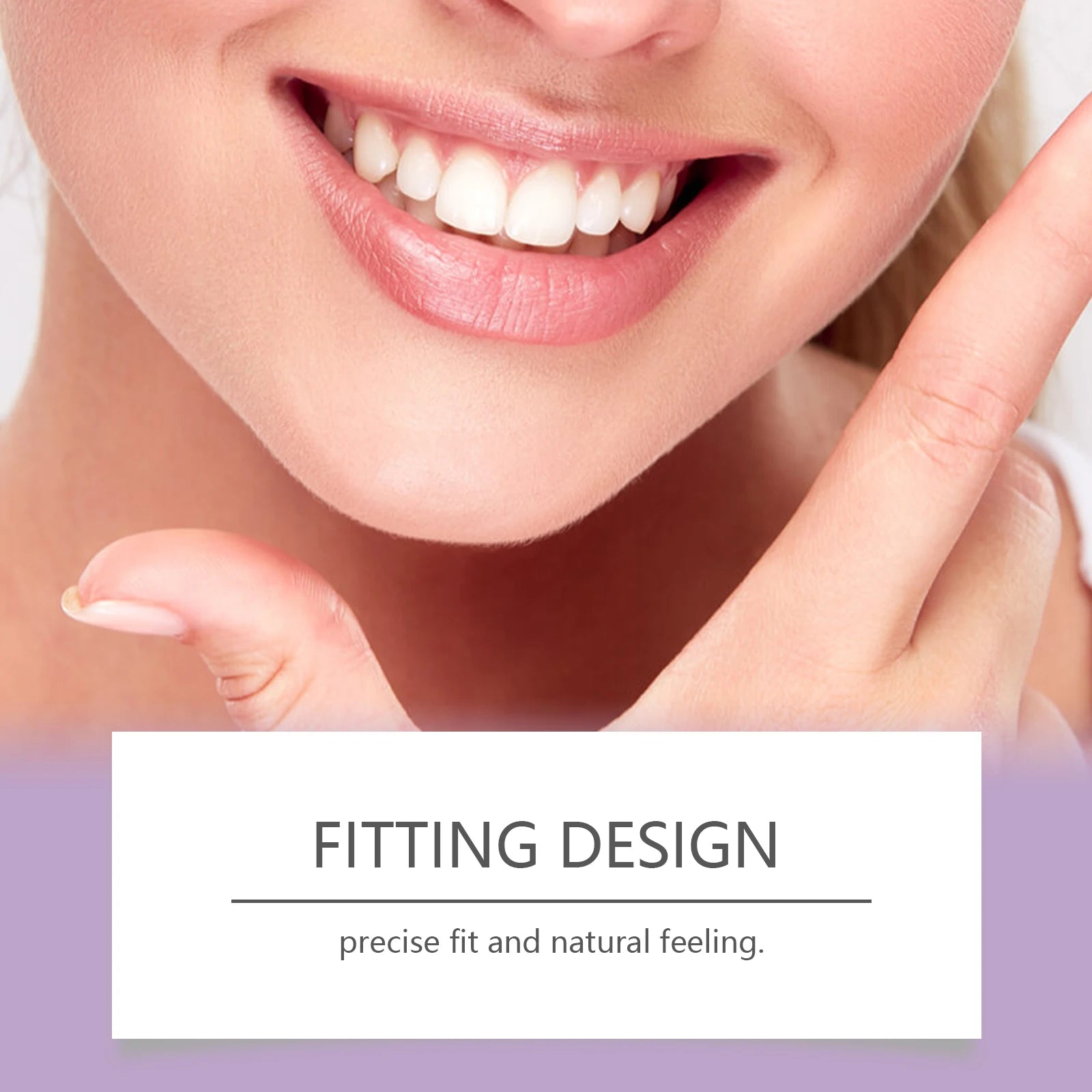 Cosmetic Silicone Denture Set for Natural Smile - 9