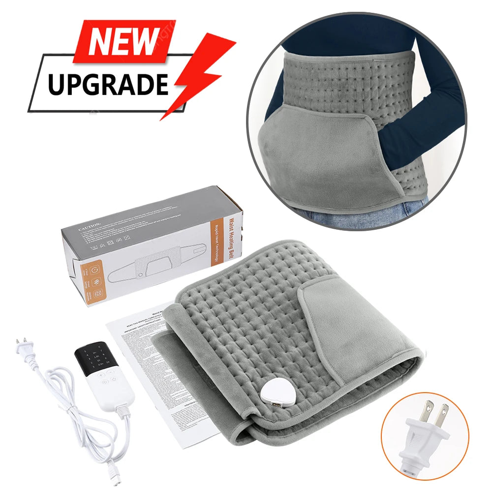 Electric Heating Waist Belt for Back Pain and Warmth