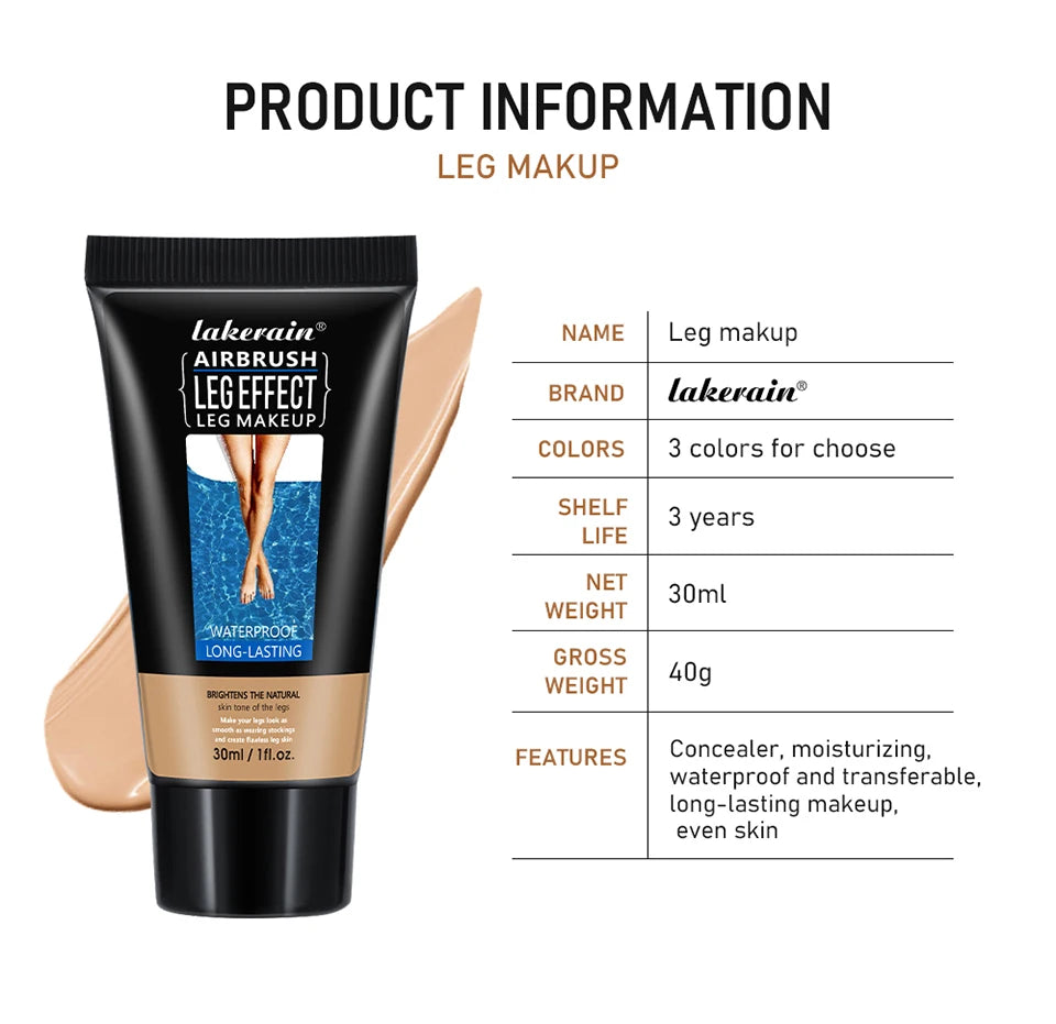 Waterproof Flawless Leg Makeup Foundation