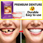 Adjustable Cosmetic Denture Set with Travel Case for Instant Smile
