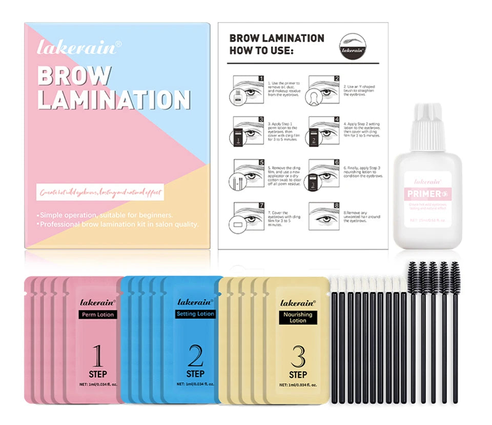 Professional Eyebrow Lamination and Shaping Kit