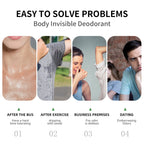Long-Lasting Invisible Full Body Deodorant Cream