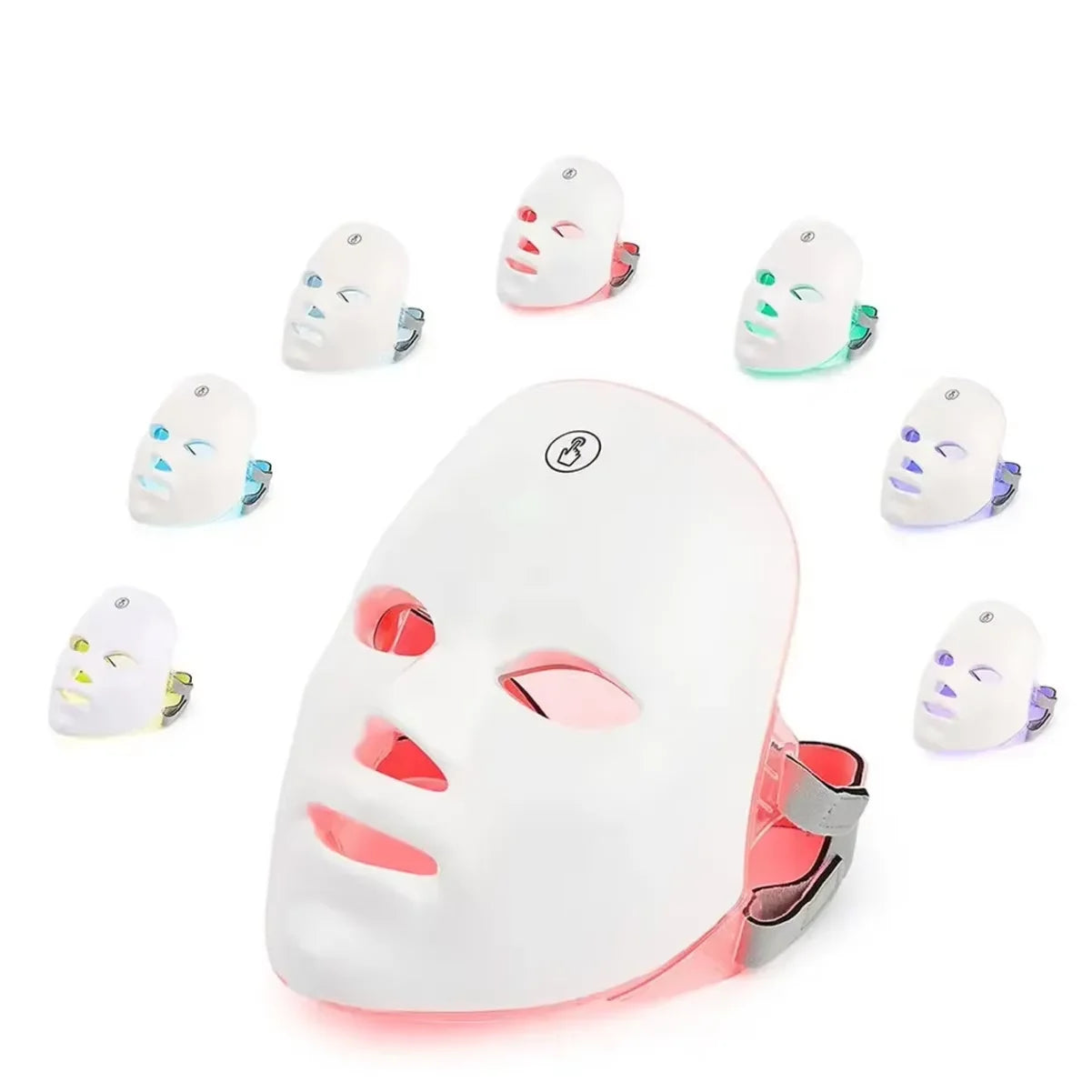 7-Color LED Light Therapy Facial Mask for Skin Rejuvenation - 1