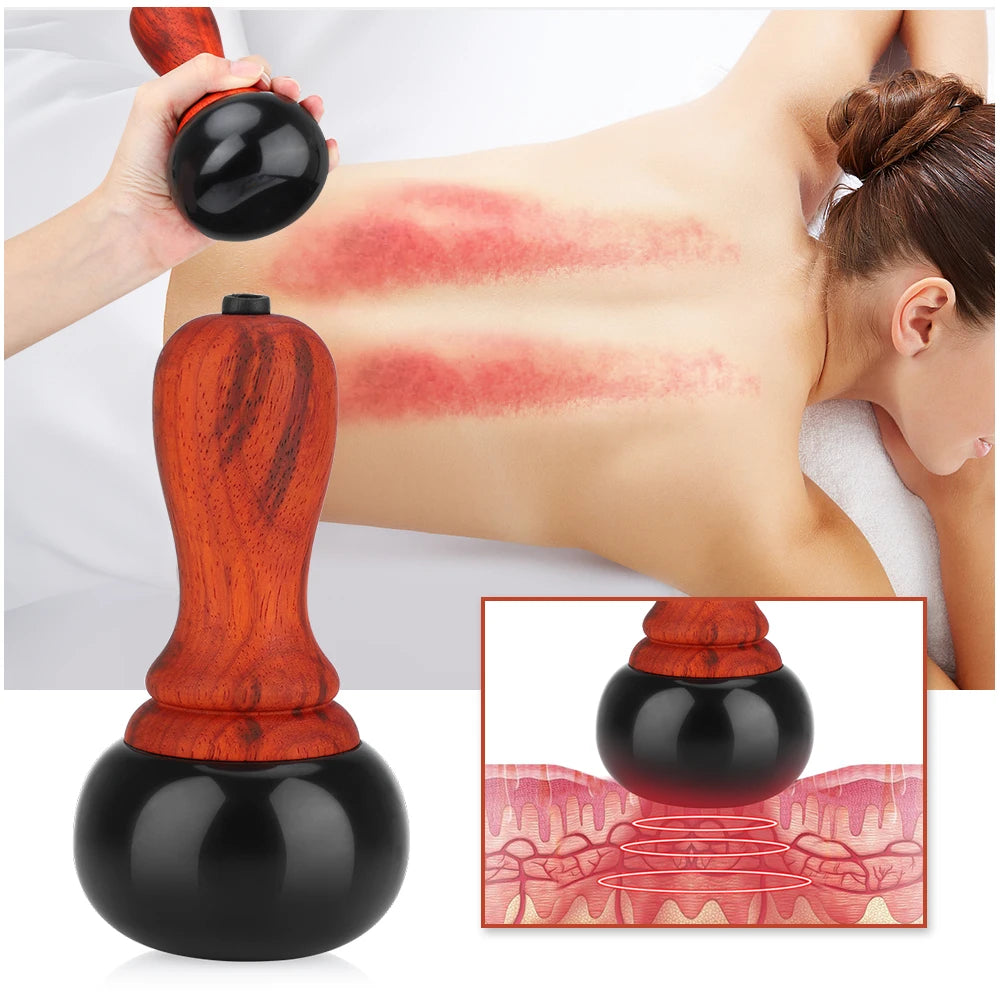 Electric Heated Bianstone Gua Sha Massager for Body and Face - 1