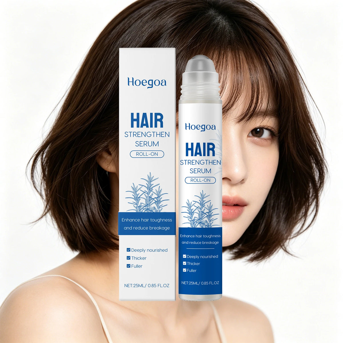 Rosemary Hair Growth Serum Roll-On for Scalp Stimulation