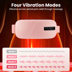Portable Cordless Menstrual Heating Pad with Vibration Massage
