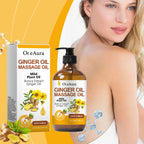 Ginger Essential Massage Oil for Muscle Relief and Skin Nourishment