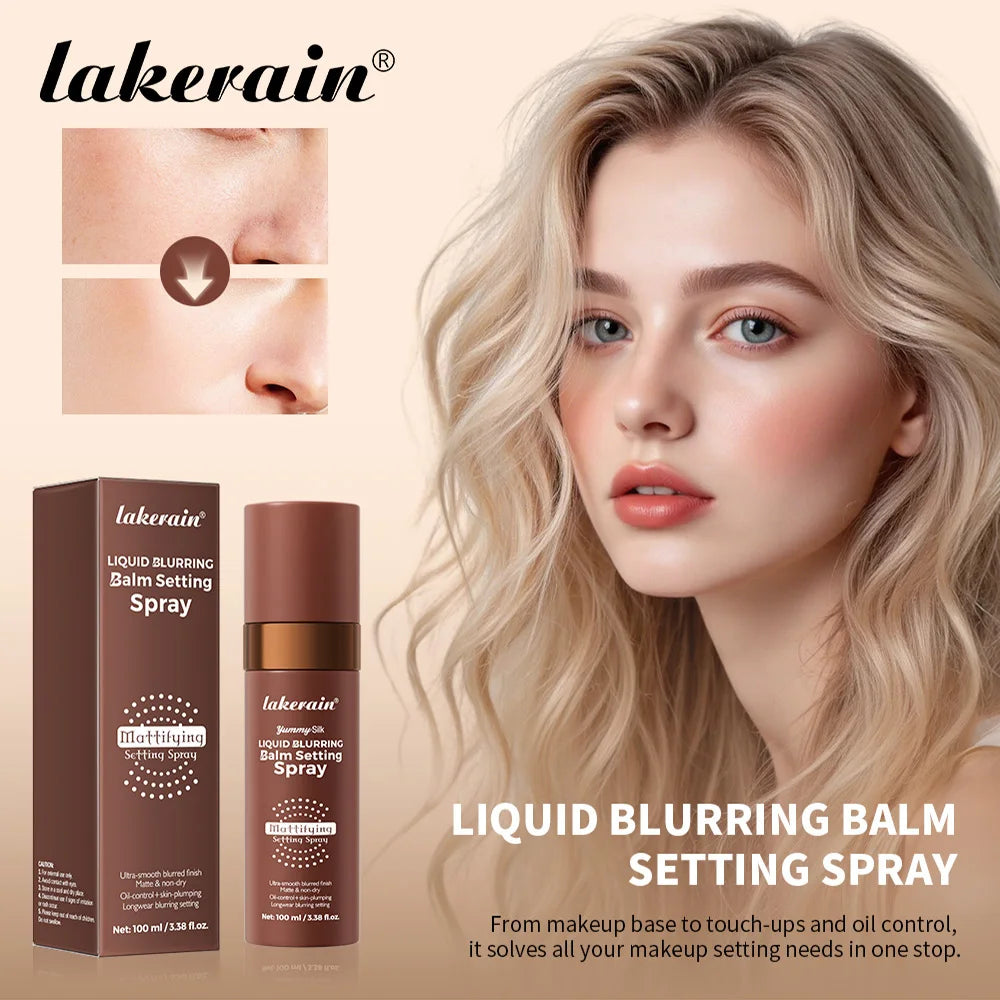 Long-Lasting Oil Control Liquid Blurring Matte Makeup Setting Spray