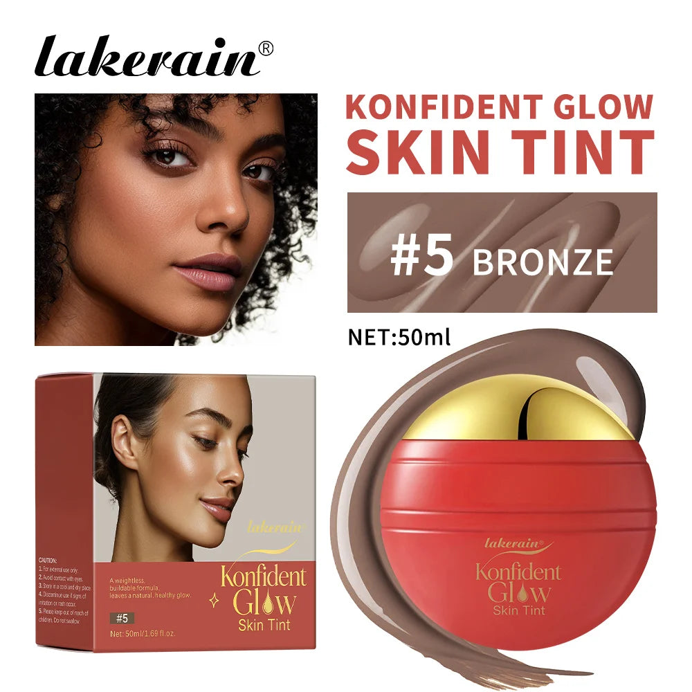 Buildable Glow Skin Tint Foundation for Radiant Coverage - 20