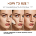 Soft Matte Bronzer Powder for Natural Contouring