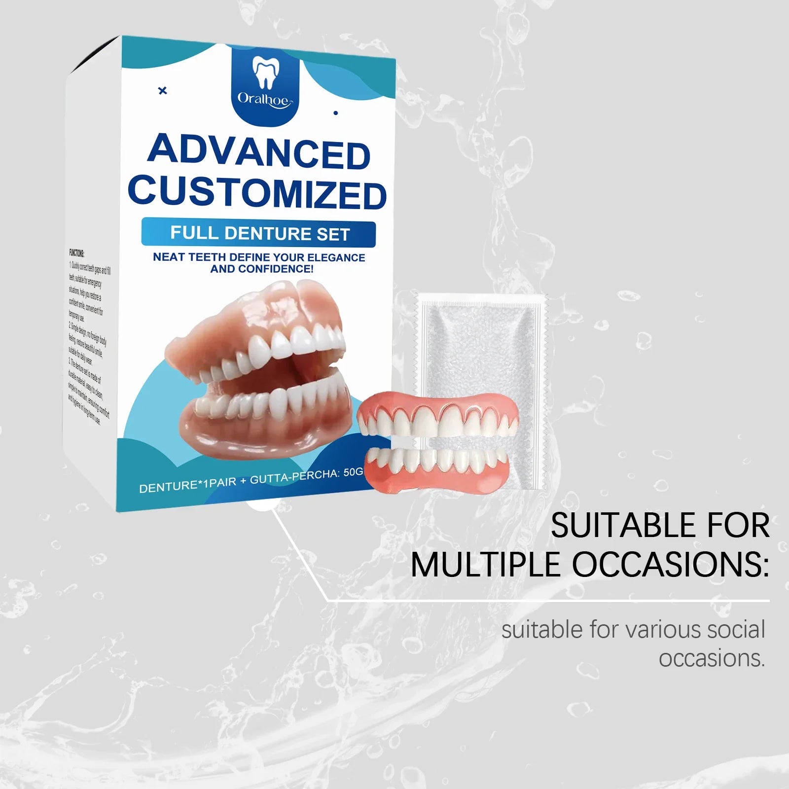 Temporary Denture Fitting and Dental Retouching Kit - 11