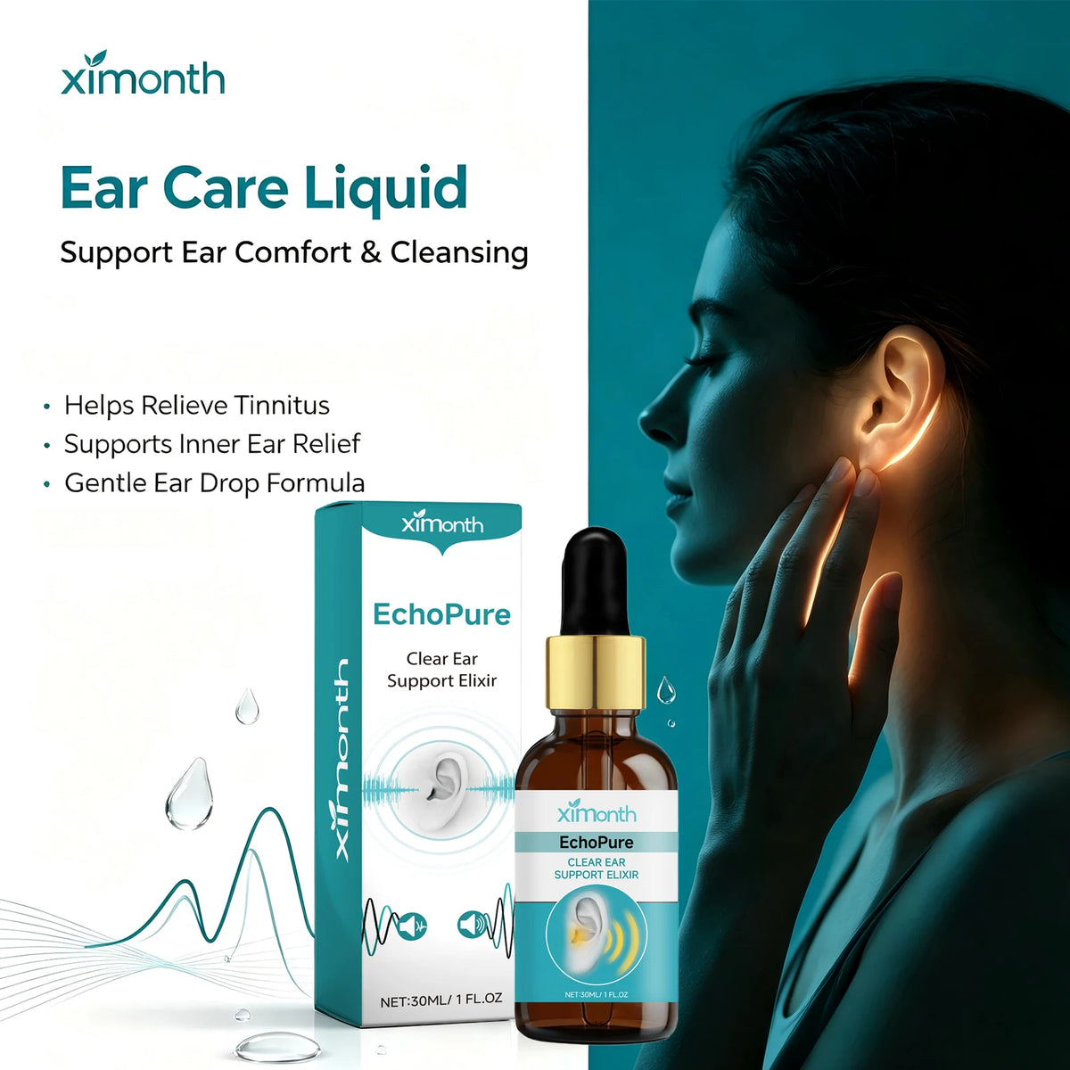 Earwax Removal Drops for Tinnitus and Blocked Ear Relief