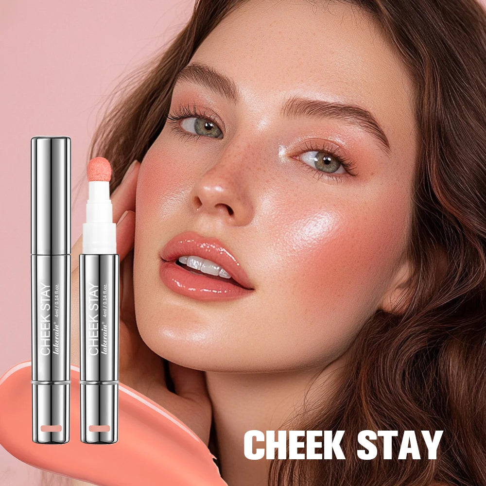 Liquid Blush Stick with Sponge Tip for Cheeks - 1